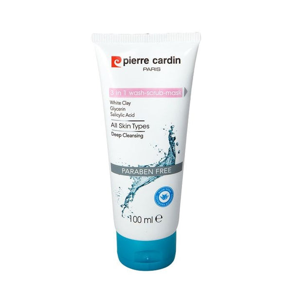 Pierre Cardin 3 In 1 Wash Scrub Mask 100ml BD