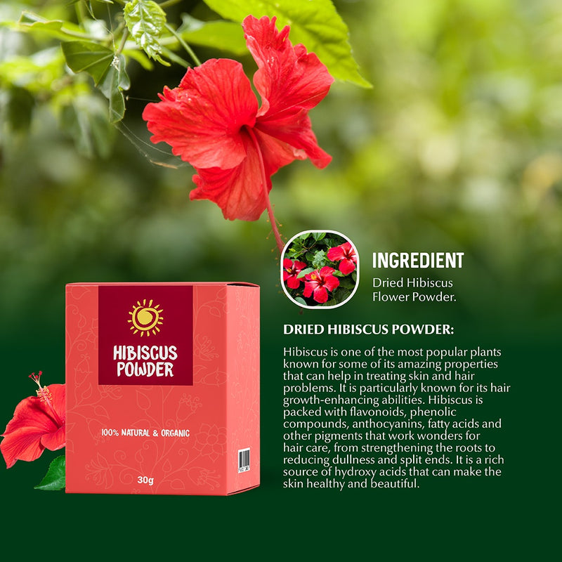 Rajkonna Hibiscus Powder 30g BD