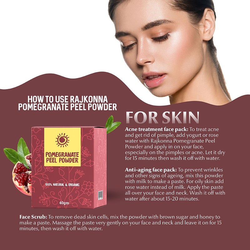 Rajkonna Pomegranate Peel Powder 40g BD