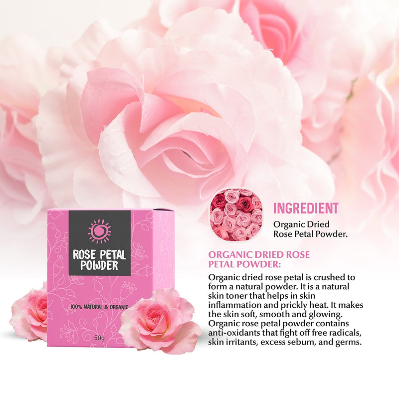 Rajkonna Rose Petal Powder 50g BD