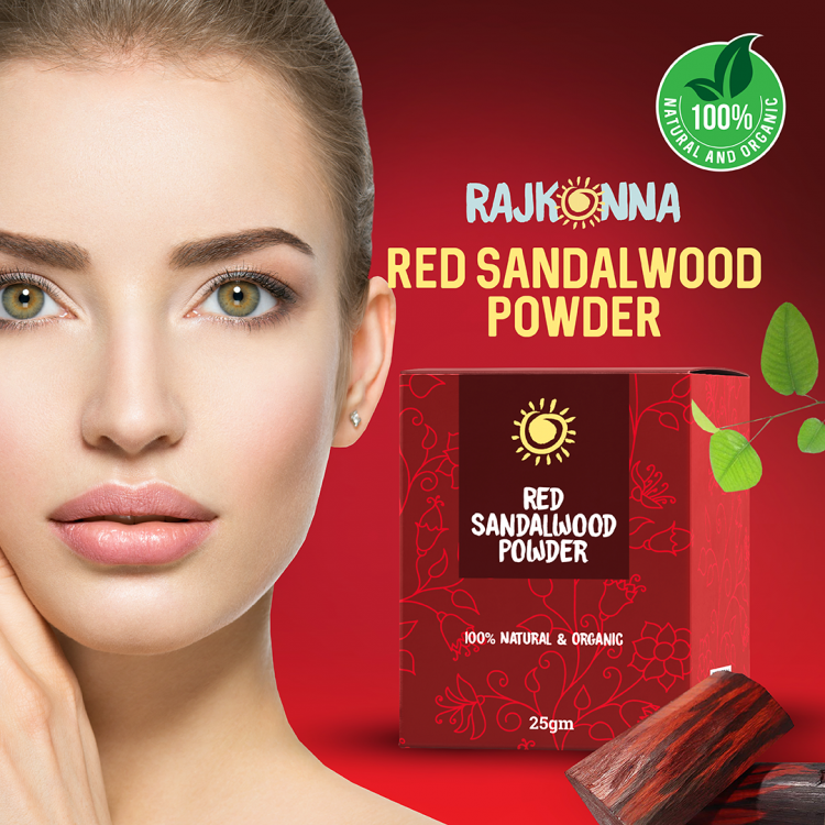 Rajkonna Red Sandalwood Powder 25g BD