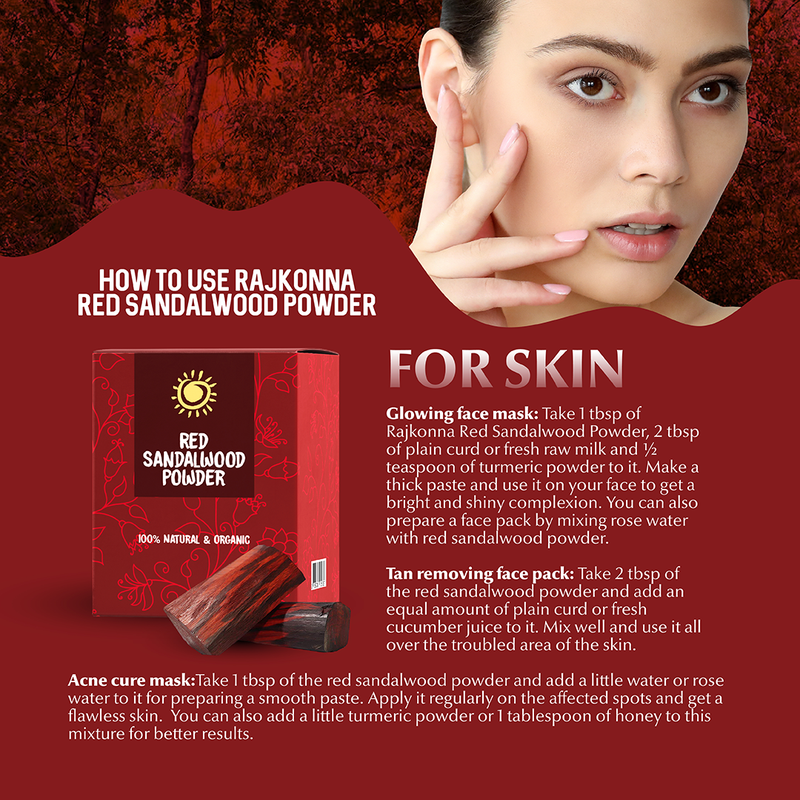 Rajkonna Red Sandalwood Powder 25g BD