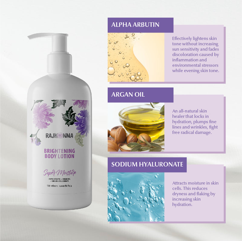 Rajkonna Super Moisture Brightening Body Lotion 300ml BD