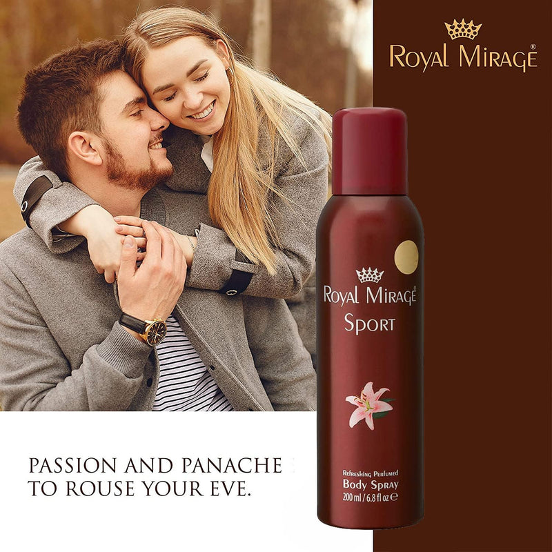 Royal Mirage Sport Body Spray 150ml BD