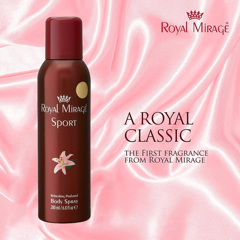 Royal Mirage Sport Body Spray 150ml BD