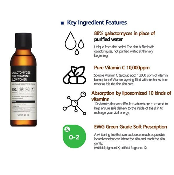 Some By Mi Galactomyces Pure Vitamin C Glow Toner 200ml BD