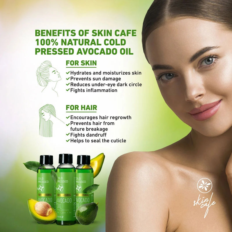 Skin Cafe Cold Pressed Avocado Oil 120ml BD