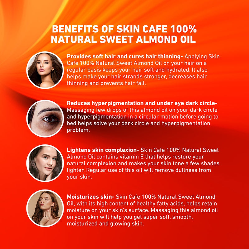 Skin Cafe Cold Pressed Almond Oil 120ml BD