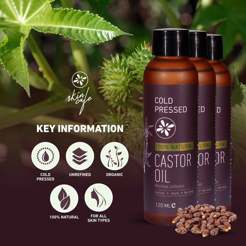 Skin Cafe Cold Pressed Castor Oil 120ml