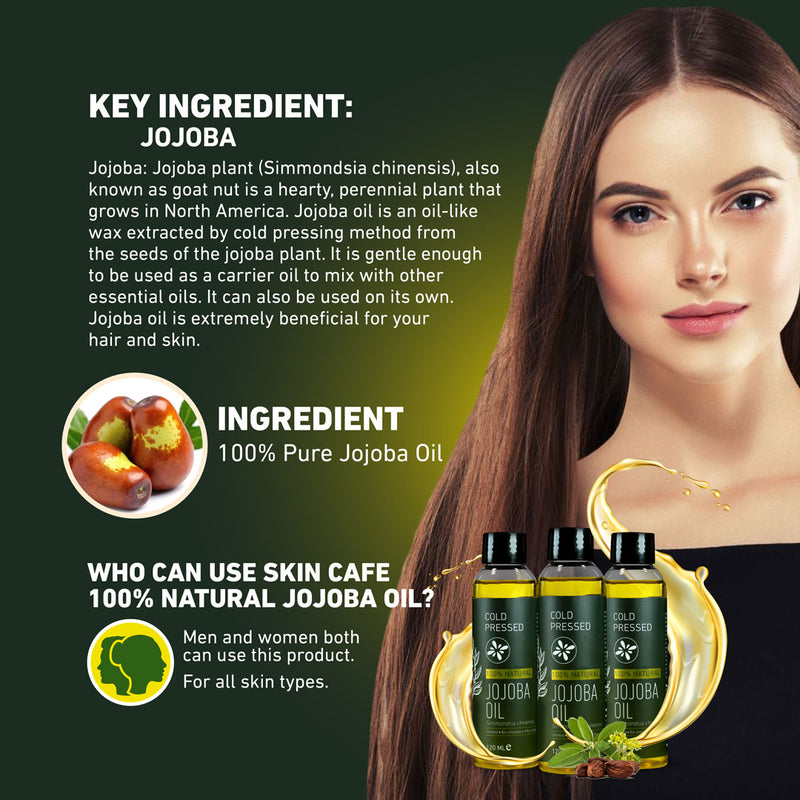 Skin Cafe Cold Pressed Jojoba Oil 120ml BD