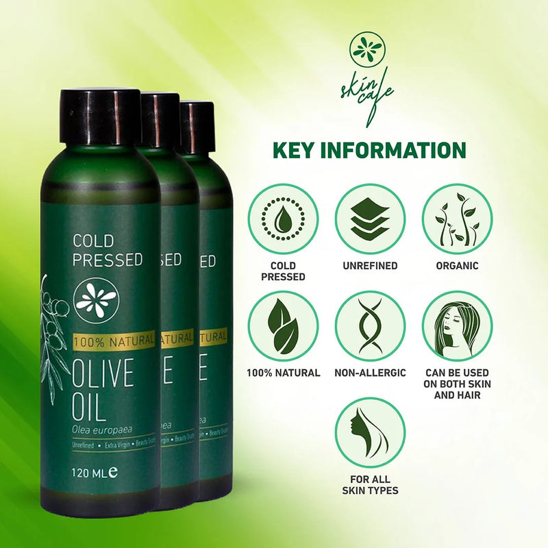 Skin Cafe Cold Pressed Olive Oil 120ml BD