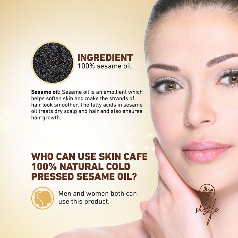 Skin Cafe Cold Pressed Sesame Oil 120ml BD