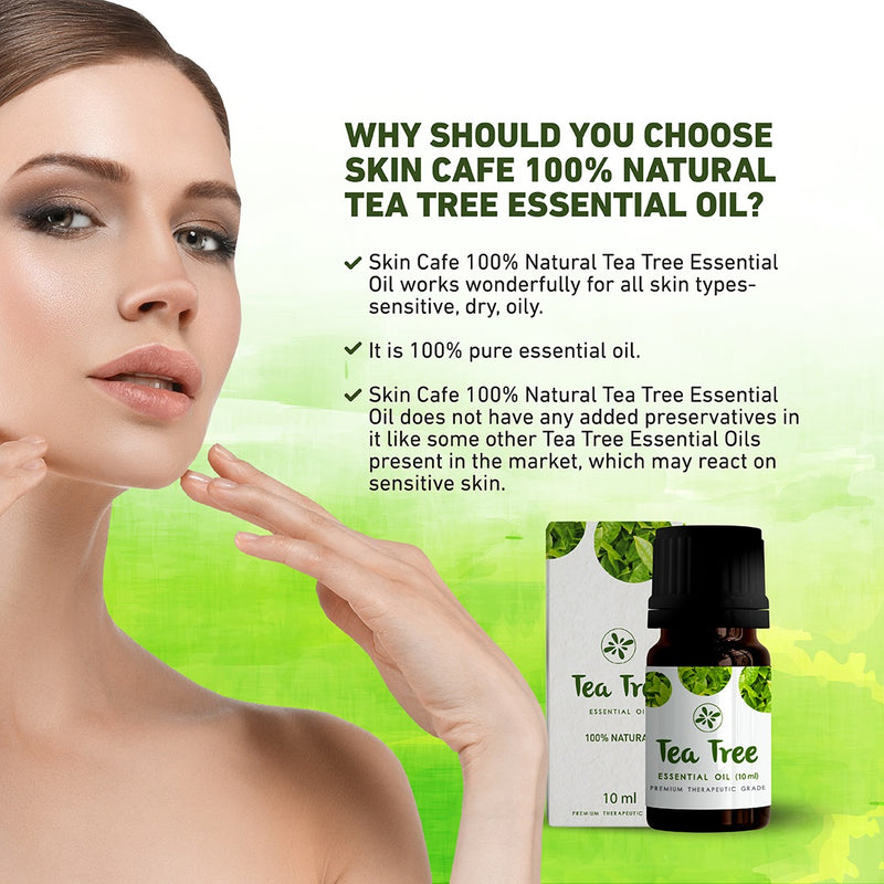 Skin Cafe 100% Natural Essential Oil – Tea Tree 10ml