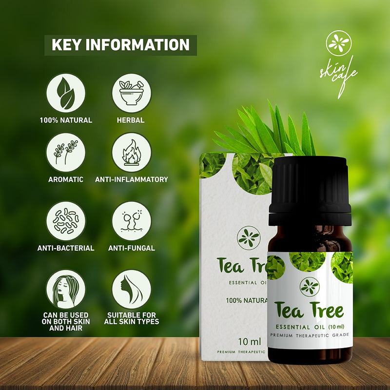 Skin Cafe 100% Natural Essential Oil – Tea Tree 10ml