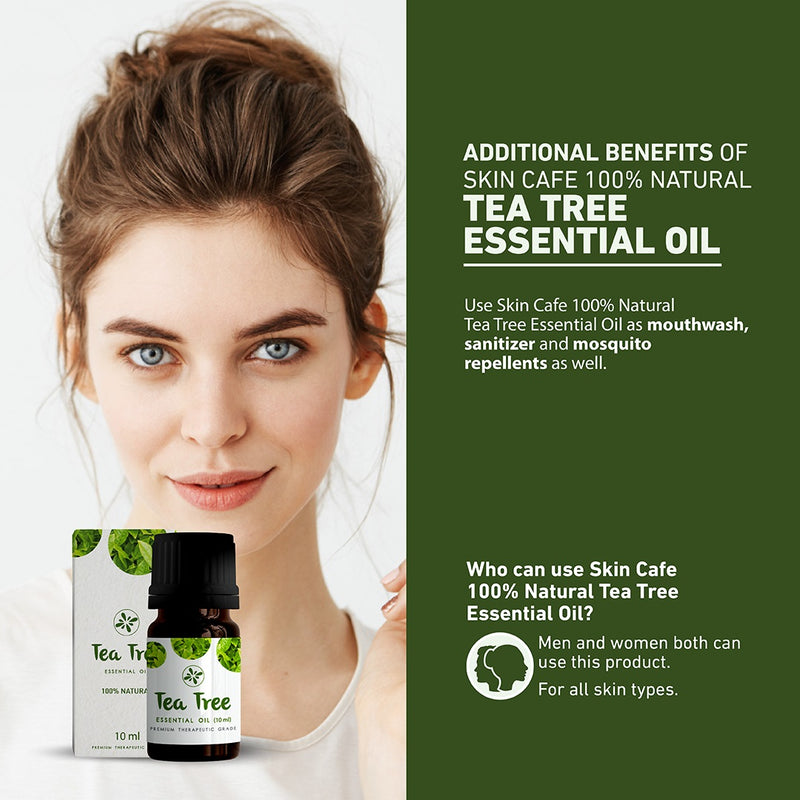 Skin Cafe 100% Natural Essential Oil – Tea Tree 10ml