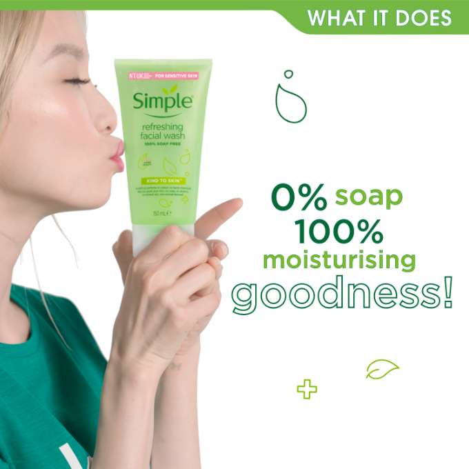 Simple Kind to Skin Refreshing Facial Gel Wash 150ml BD