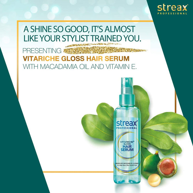 Streax Vitariche Gloss Hair Serum 100ml