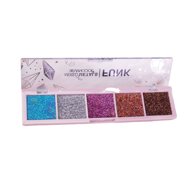 SevenCool Mixed Metals Funk Glitter Eyeshadow Palette 01 BD