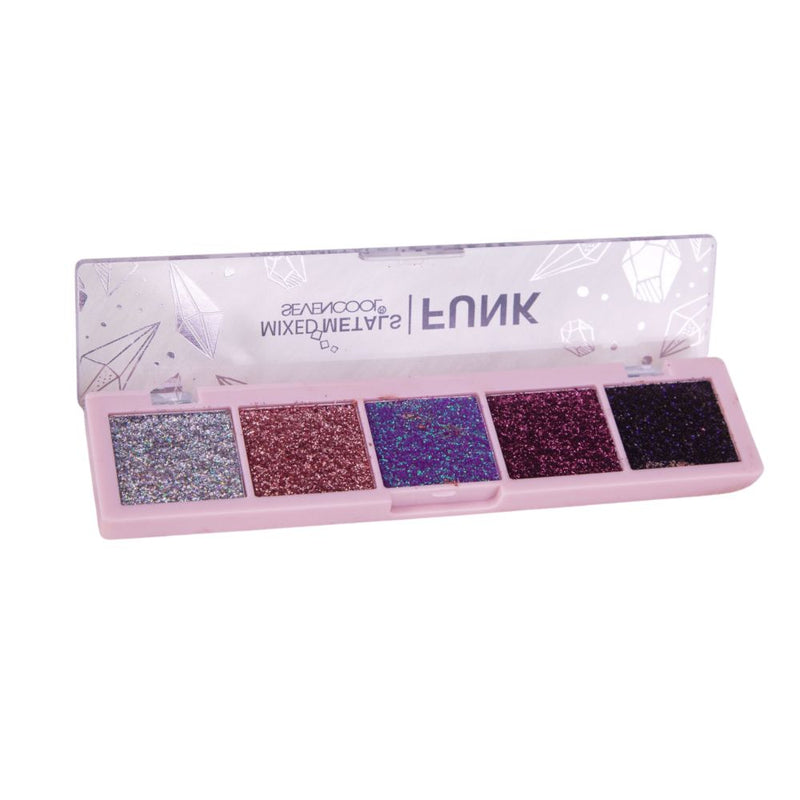 SevenCool Mixed Metals Funk Glitter Eyeshadow Palette 04 BD