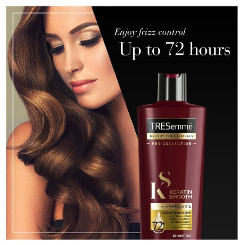 TRESemmé Pro Collection Keratin Smooth With Marula Oil Shampoo 700ml BD