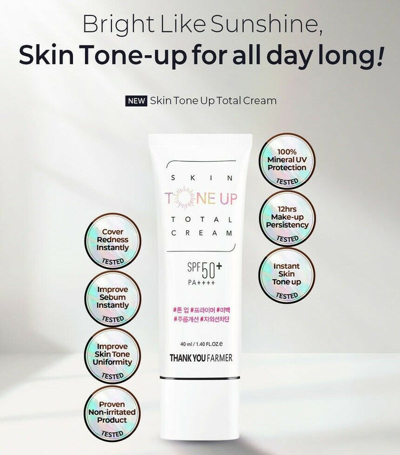 Thank You Farmer Skin Tone Up Total Cream 40ml BD