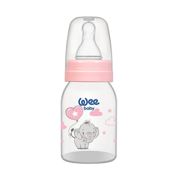 Wee Baby Classic PP Feeding Bottles Baby Pink 125ml BD