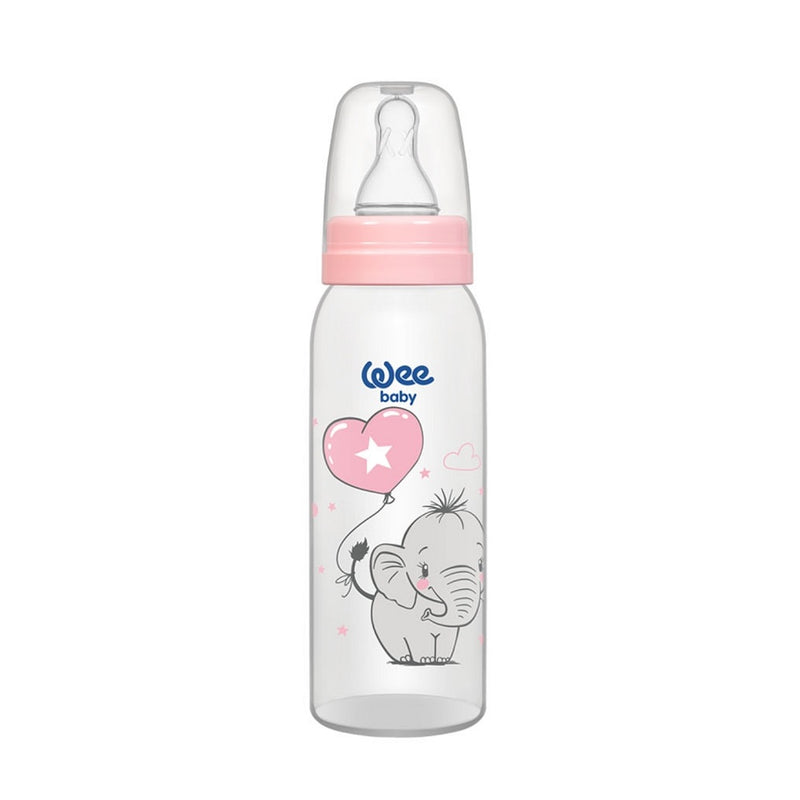 Wee Baby Classic PP Feeding Bottles Baby Pink 250ml BD