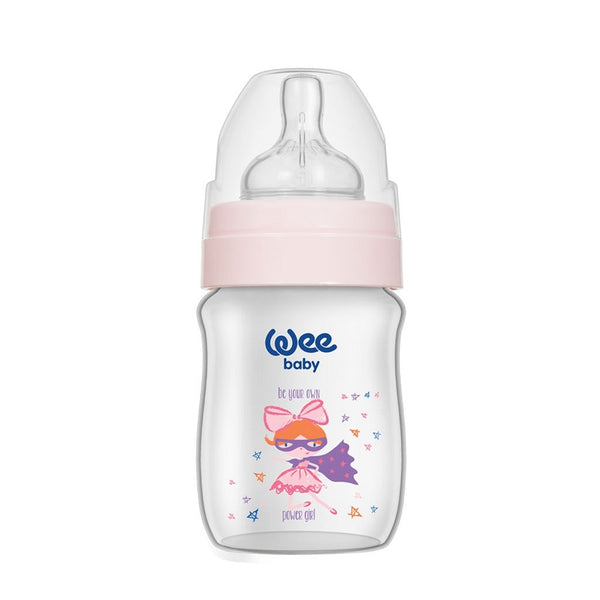 Wee Baby Classic Plus Wide Neck PP Bottle Baby Pink 150ml BD