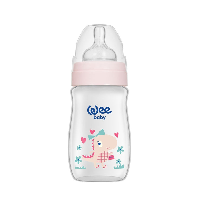 Wee Baby Classic Plus Wide Neck PP Bottle Baby Pink 250ml BD