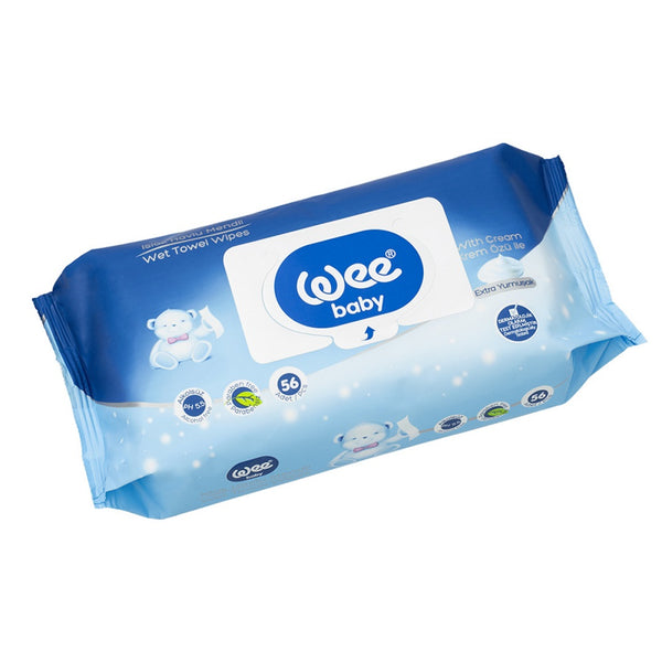 Wee Baby Wet Towel Wipes 56p BD