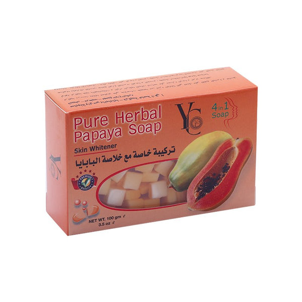 YC Pure Herbal Papaya Soap 100g