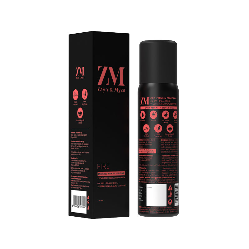 Zayn & Myza Fire Body Spray for Him 100ml BD