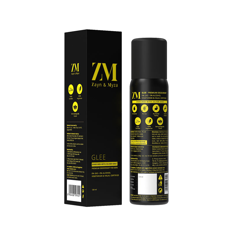 Zayn & Myza Glee Premium Deodorant Spray for Him 120ml BD