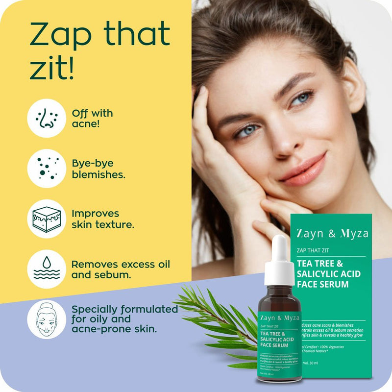 Zayn & Myza Tea Tree & Salicylic Acid Face Serum 100ml BD