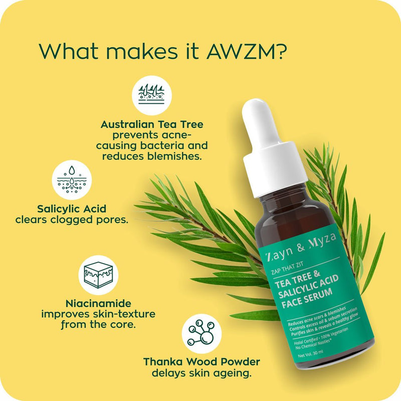 Zayn & Myza Tea Tree & Salicylic Acid Face Serum 100ml BD