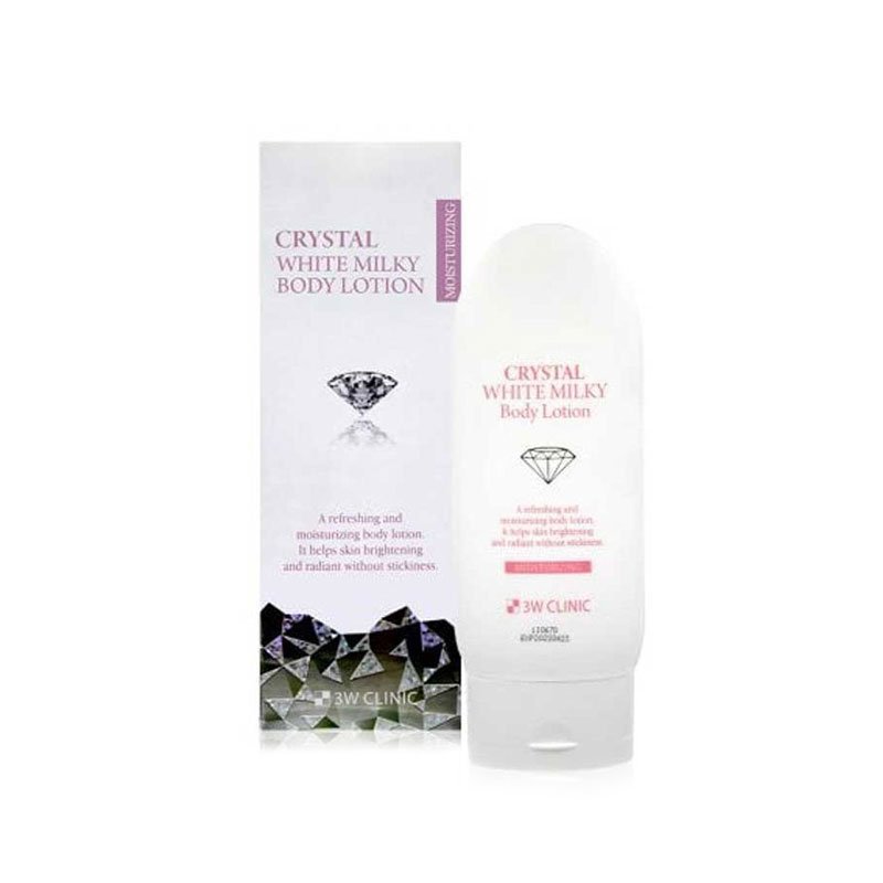 3W Clinic Crystal White Milky Body Lotion Front View