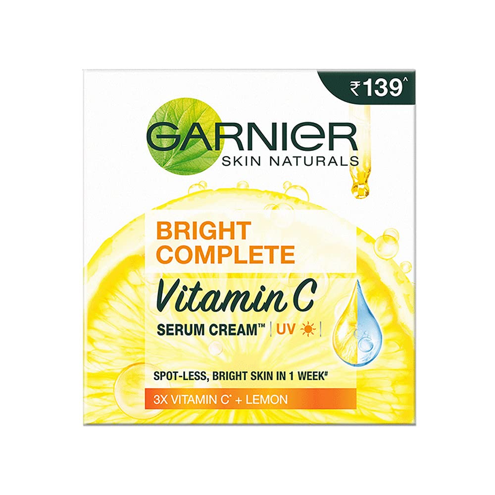 Garnier Bright Complete Vitamin C Serum Cream Front View 