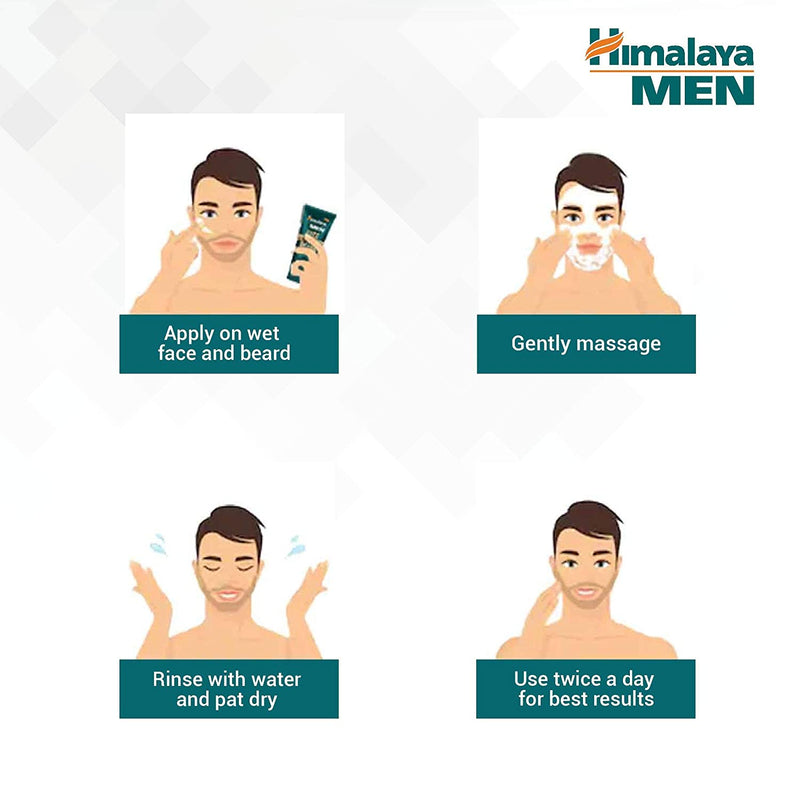 himalaya beard face wash