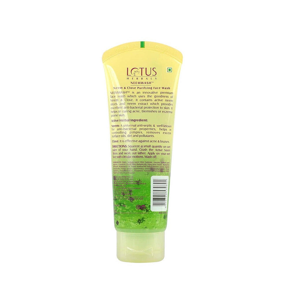 Lotus Herbals Neemwash Neem & Clove Purifying Face Wash 

