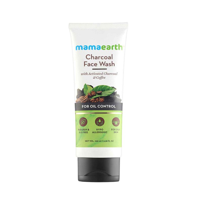 Mamaearth Charcoal Face Wash for Oil Control 100ml indian