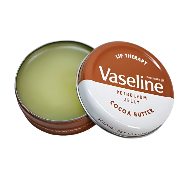 Lip balm with cocoa butter for dry, chapped lips