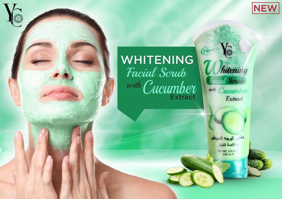 YC Whitening Facial Scrub Cucumber Extract 